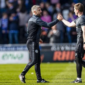Stephen Robinson guided St Mirren into the top six despite losing 2-0 to Kilmarnock.