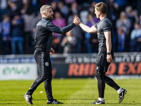 Stephen Robinson guided St Mirren into the top six despite losing 2-0 to Kilmarnock.