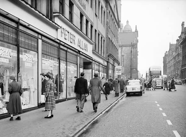 Peter Allans  South Bridge Edinburgh  Sale - Windows