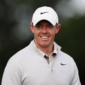 Rory McIlroy looks on from the 11th green during day one of the Genesis Scottish Open at The Renaissance Club in East Lothian. Picture: Jared C. Tilton/Getty Images.