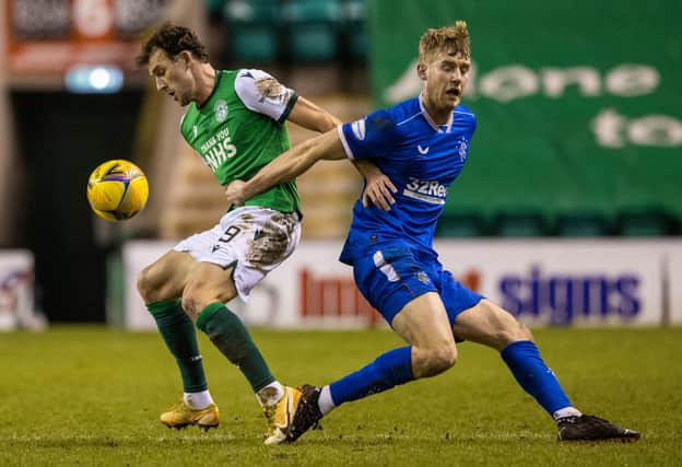 Filip Helander reminds ex-Rangers ace Kris Boyd of Ibrox legend David Weir. Picture: SNS