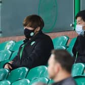 Greg Taylor, left, and Kyogo Furuhashi are currently sidelined for Celtic.