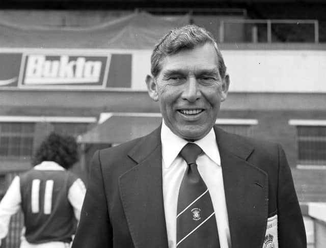 Eddie Turnbull pictured during the 1978/79 season