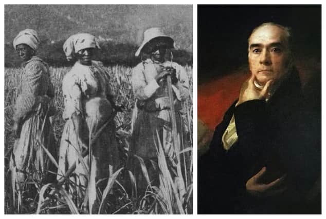 Celebrated artist Sir Henry Raeburn's links to plantation wealth have been revealed.