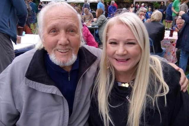 2Moreish star Debbz with her father Billy (above) whom she was very close with.