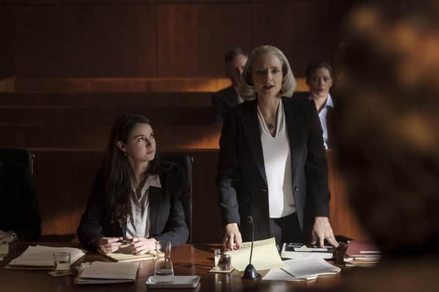 Shailene Woodley, left, and Jodie Foster in The Mauritanian PIC: Graham Bartholomew/STXfilms via AP