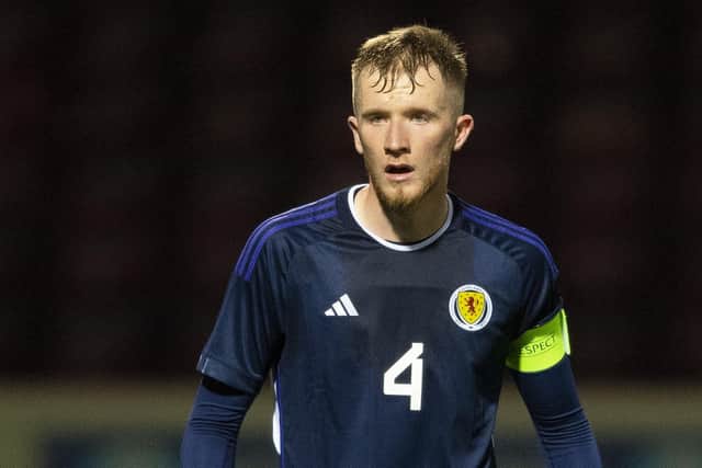 Liam Morrison captained Scotland Under-21s in their 3-0 defeat by Wales.
