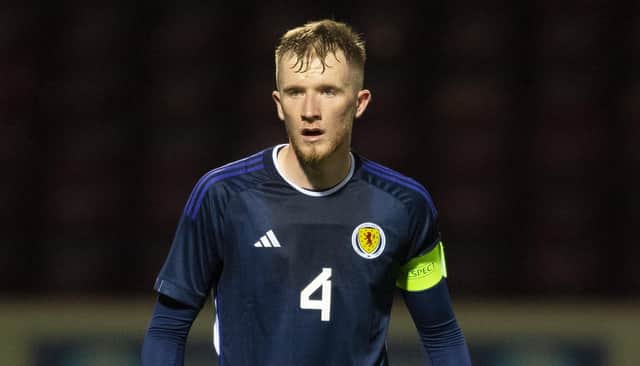 Liam Morrison captained Scotland Under-21s in their 3-0 defeat by Wales.