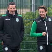 Hibs manager Jack Ross made sure to keep Scott Allan involved in training sessions during the player's spell on the sidelines. Photo by Craig Foy / SNS Group