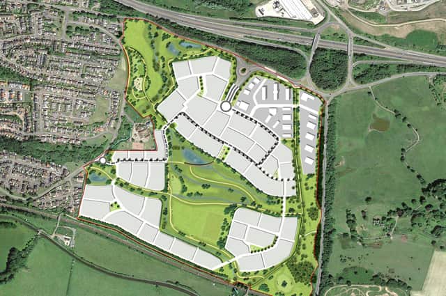 The planning permission in principle application to Falkirk Council, lodged by landowner Hansteen Land, includes the development of a 55.6-hectare site at Polmont.