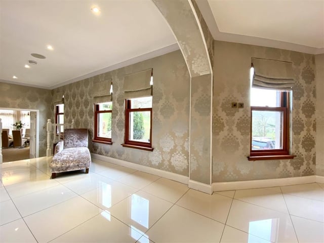 Upper hallway.