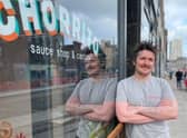 Dan outside Chorrito