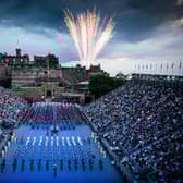 The Tattoo normally attracts an overall audience of 220,000 to Edinburgh Castle esplanade each August.