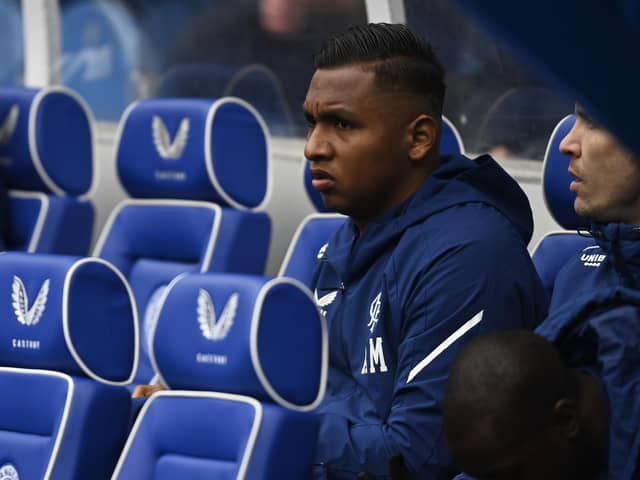Alfredo Morelos has spent time on the bench under Michael Beale.