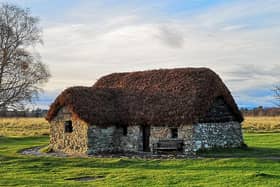 Leanach Cottage at Culloden Battlefield. Thatched roof work is among the jobs to be included in the £1m repair programme at National Trust for Scotland.