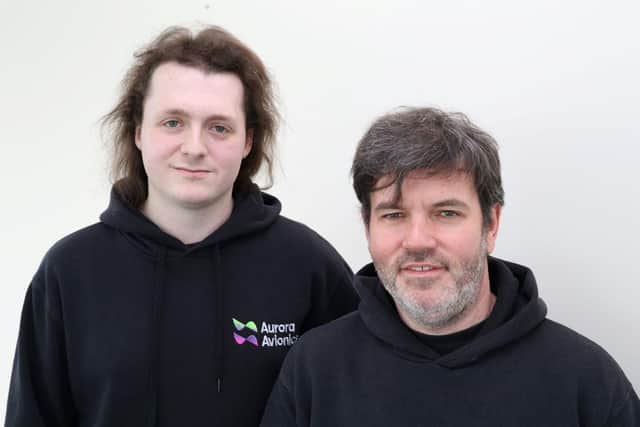 LtoR Oren Smith-Carpenter and Rowland Fraser, co-founders Aurora Avionics
