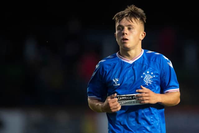 Young Rangers winger Kai Kennedy. Picture: SNS