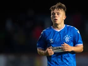 Young Rangers winger Kai Kennedy. Picture: SNS