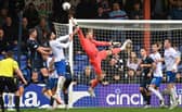 Rangers keeper Jack Butland  has impressed with his command coming off his line. As he did with "fantastic" effect in the club's win at Dingwall,  his manager Michael Beale noted. (Photo by Rob Casey / SNS Group)
