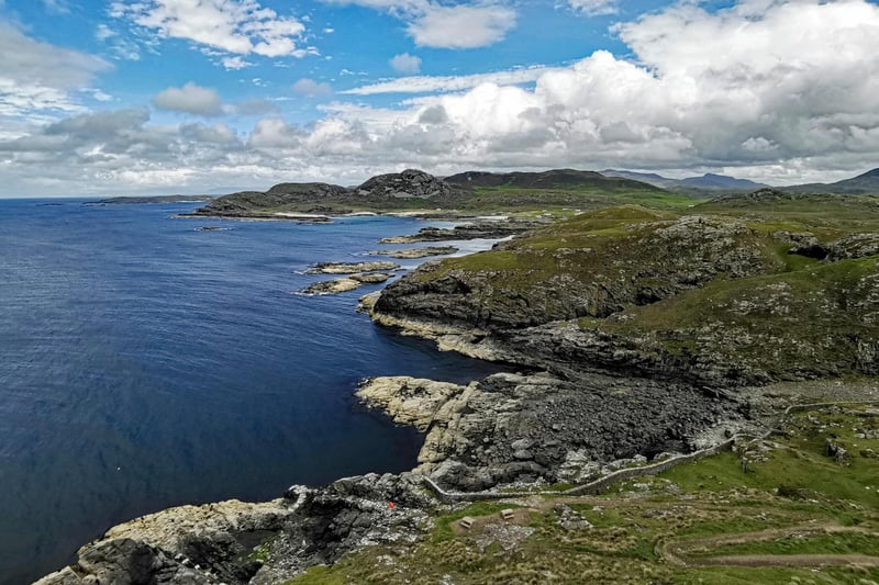The Ardnamurchan peninsula sits on the west coast of Scotland and boasts incredible wild scenery. Here, you can find the Ardnamurchan Lighthouse which was established in 1849 by Alan Stevenson.