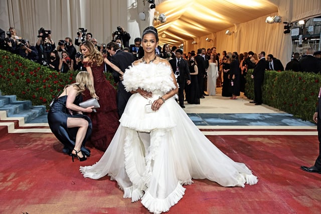 Ramla Ali attends The 2022 Met Gala Celebrating "In America: An Anthology of Fashion" at The Metropolitan Museum of Art on May 02, 2022 in New York City. (Photo by Dimitrios Kambouris/Getty Images for The Met Museum/Vogue)
