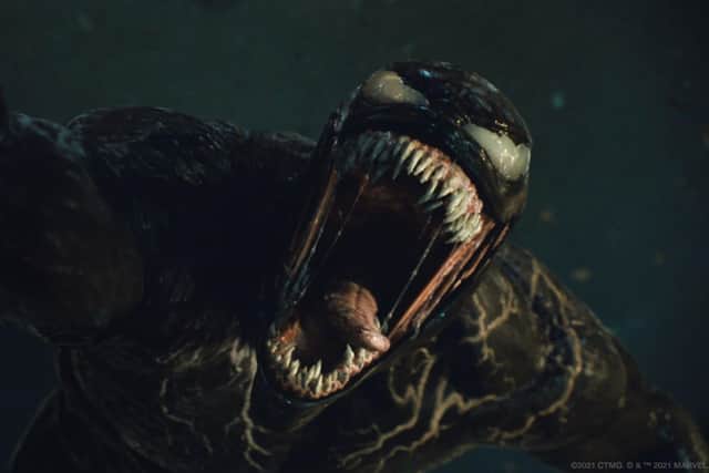 Venom and Eddie are back in their very own sequel, Venom: Let There Be Carnage. Photo: Sony Pictures.