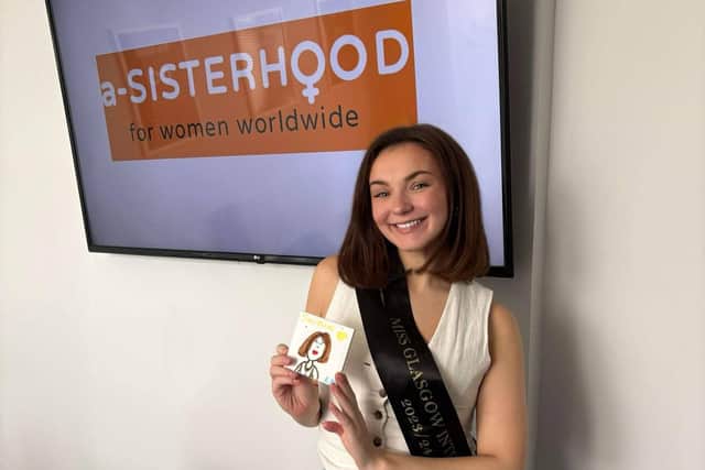 The former STV newsreader has raised more than £300 for A-Sisterhood so far