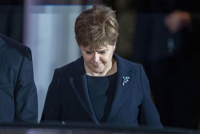 Former first minister Nicola Sturgeon. Picture: Jane Barlow/Press Association.