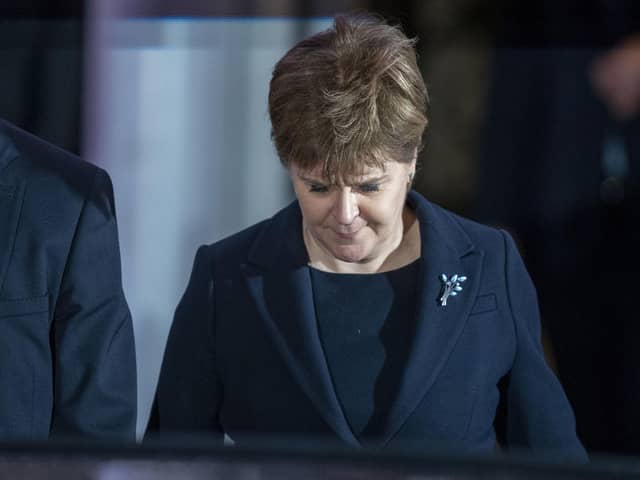 Former first minister Nicola Sturgeon. Picture: Jane Barlow/Press Association.