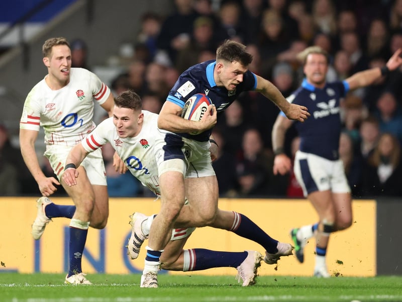 Surprise selection at scrum-half but repaid Gregor Townsend’s faith with excellent try, his second in consecutive Calcutta Cup games - 8.