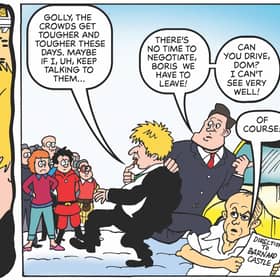Dominic Cummings' ill-fated trip to Barnard Castle is lampooned in the special edition of the Beano.
