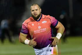 Pierre Schoeman is one of 12 full internationals in the Edinburgh Rugby starting XV to play the Sharks in Durban in the Challenge Cup quarter-finals.  (Photo by Craig Williamson / SNS Group)