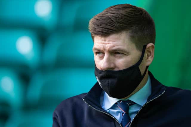 Rangers manager Steven Gerrard has been thinking of his family.