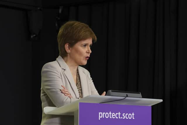 Nicola Sturgeon said the government was keeping a close eye on Covid cases in Dundee.