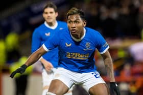 Rangers striker Alfredo Morelos was left out of the Colombia squad in last week's defeat to Peru. (Photo by Ross Parker / SNS Group)