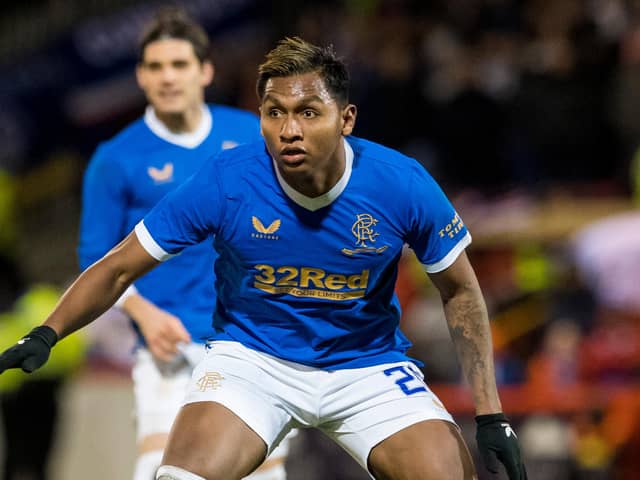Rangers striker Alfredo Morelos was left out of the Colombia squad in last week's defeat to Peru. (Photo by Ross Parker / SNS Group)