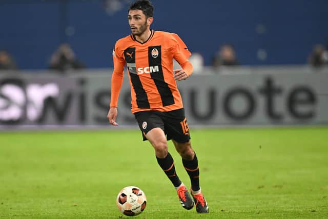Celtic have been linked with Shakhtar Donetsk left-back Irakli Azarovi. (Photo by Stuart Franklin/Getty Images)