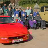Veterans from Erskine travelled to the Perthshire resort in a supercar convoy on Saturday