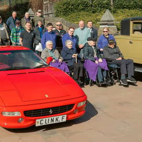 Veterans from Erskine travelled to the Perthshire resort in a supercar convoy on Saturday