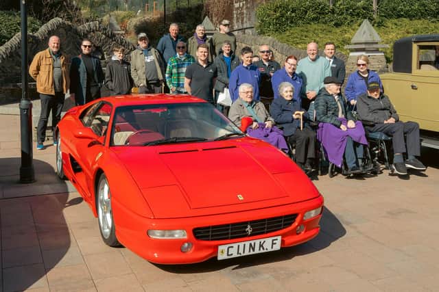 Veterans from Erskine travelled to the Perthshire resort in a supercar convoy on Saturday
