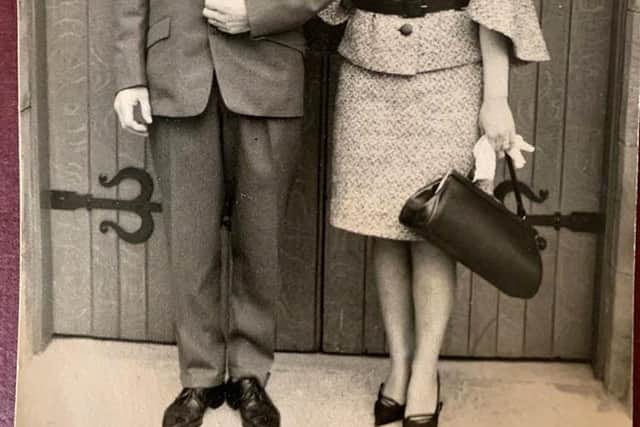 Jim and Anne Bell. on their wedding day on October 19, 1963