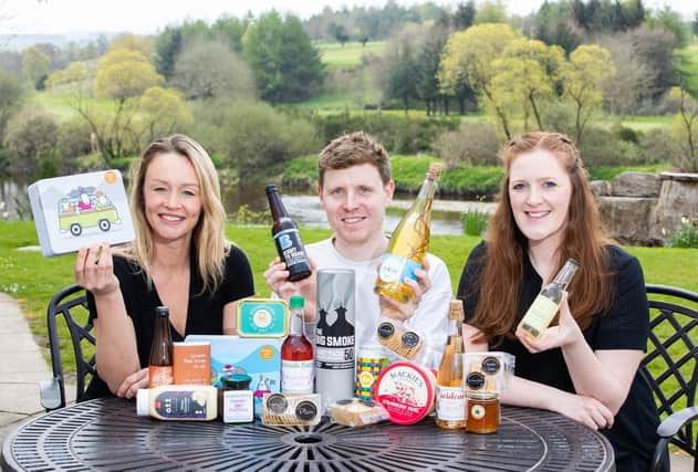 Judges Christie Clinton of ALDI, Gregor Maclean of Huffman’s, and Lauren Ingram of Lomond Foods (Pic: Karen Murray)