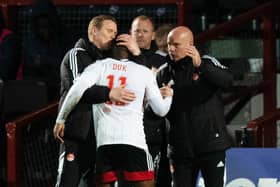 Robson and assistant Steve Agnew have guided the Dons to third place. (Photo by Mark Scates / SNS Group)