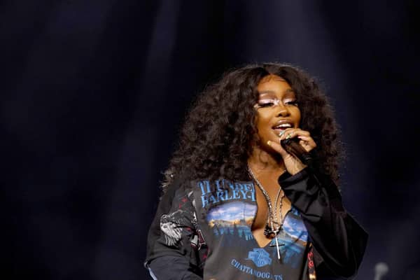 SZA, for the uninitiated, like our correspondent, answers to "Sizza" and will headline Glastonbury this year (Picture: Getty Images for Spotify)