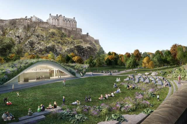 Plans for a replacement for the Ross Bandstand in Princes Street Gardens could be revived after the election if the SNP are returned to power.