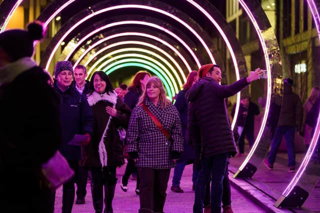 SPECTRA will light up the Granite City until Sunday night. PIC: Contributed.