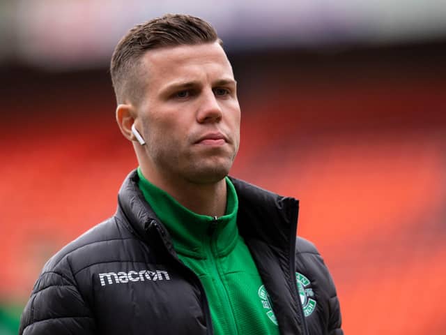 Hibernian's Florian Kamberi is attracting interest from Hull City and Rangers. (Photo by Ross Parker / SNS Group)
