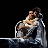 Adam Best as Macbeth and Nicole Cooper as Lady Macbeth in Macbeth (An Undoing) PIC: Stuart Armitt