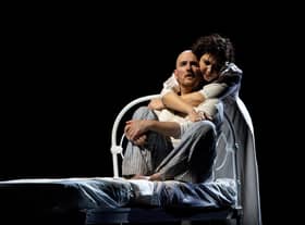 Adam Best as Macbeth and Nicole Cooper as Lady Macbeth in Macbeth (An Undoing) PIC: Stuart Armitt