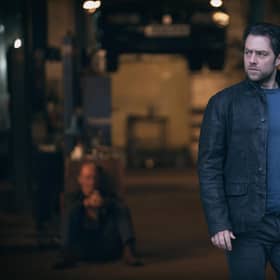 Richard Rankin in the role of Detective Sergeant John Rebus. Photo:: Mark Mainz/BBC/PA Wire